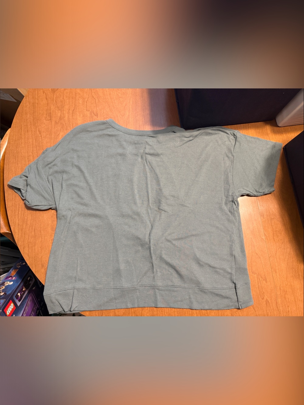 American Eagle Outfitters Women's Boxy Short-Sleeve Top - army green